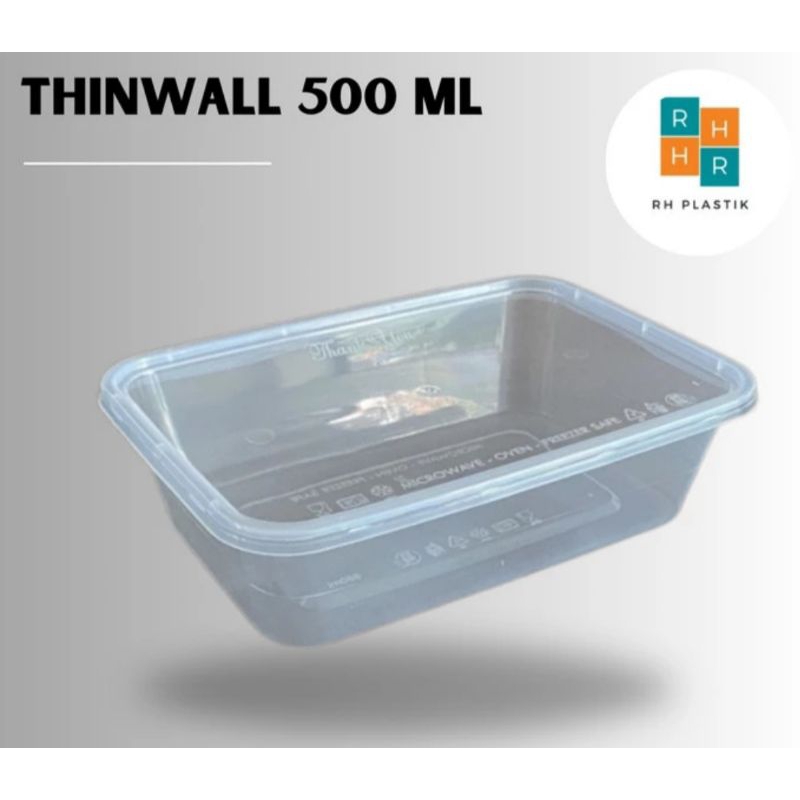 

Thinwall Rec/Persegi Panjang 500ml