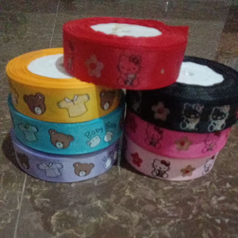 

Pita Gross Grain Motif 2,5 Cm (Per Meter)