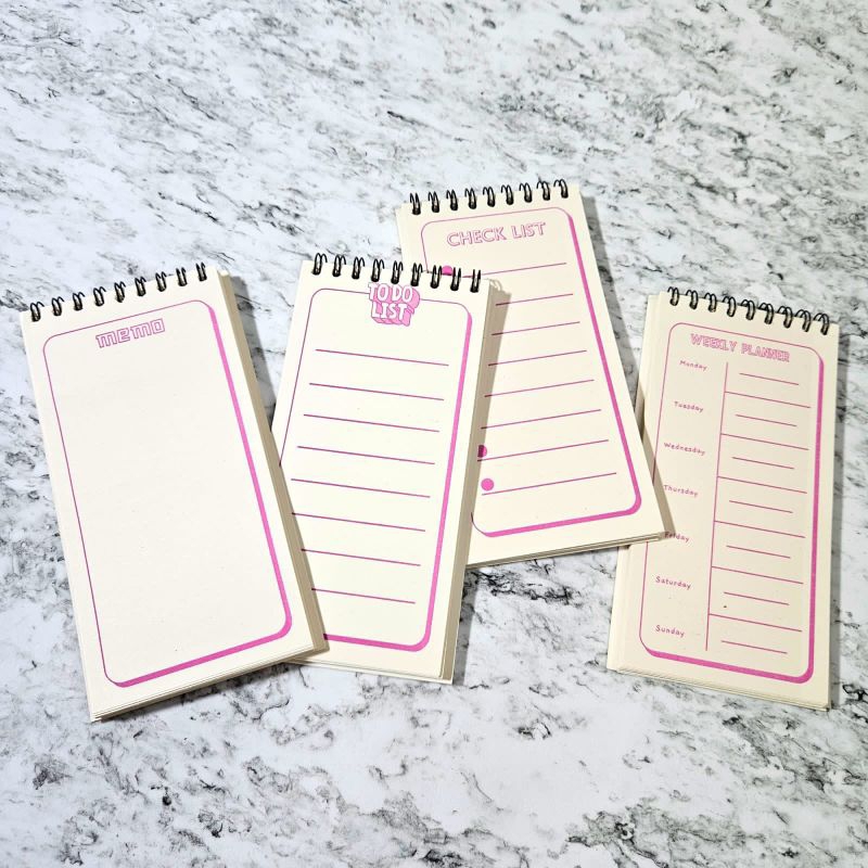

[Spiral] Notebook Agenda Kecil / Notebook Check List / Weekly Planner / To Do List / Memo / Buku Agenda Harian / Buku Agenda Mingguan Aesthetic Murah (8 x 15 cm)