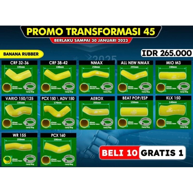 Velocity Karet / Rubber Banana BRT