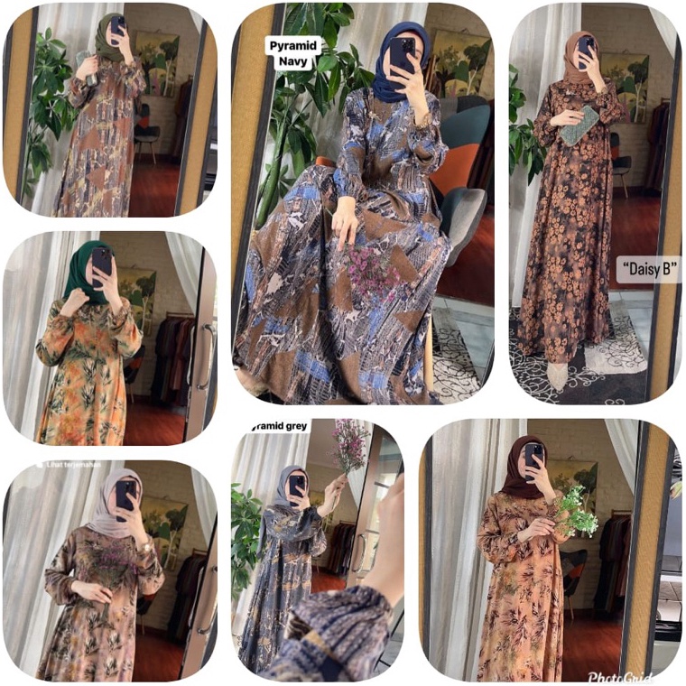 Ekstra benefit YUMNA SERIES SHEERIN DAN AMARA DRESS ORI BY JANNAT