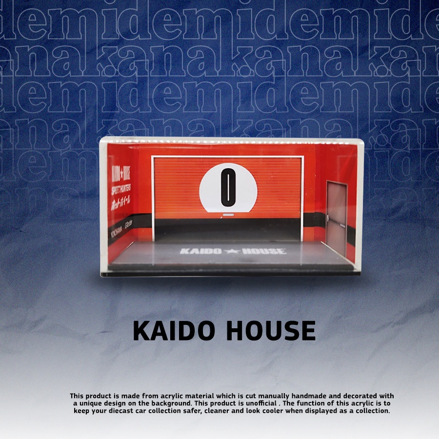 Box Akrilik Diecast Nissan Skyline GTR R34 Kaido House