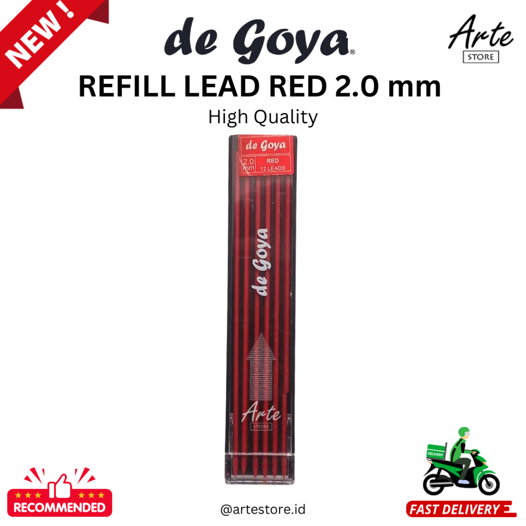 

Isi Pensil Mekanik Warna - De Goya Refill Lead 2.0 mm