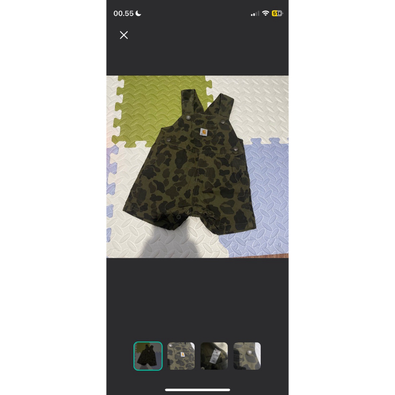 overall baby carhartt