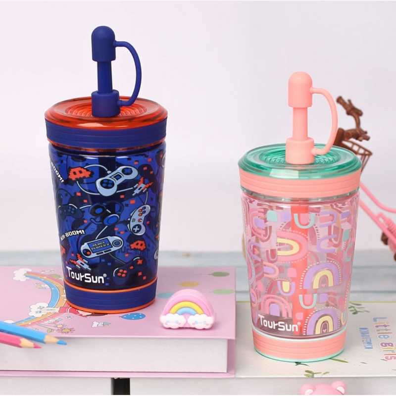 Kiddy Star 450 Ml Toursun Botol Minum Anak Rainbow / Kiddy Star 450 Ml Toursun Botol Minum Anak Game