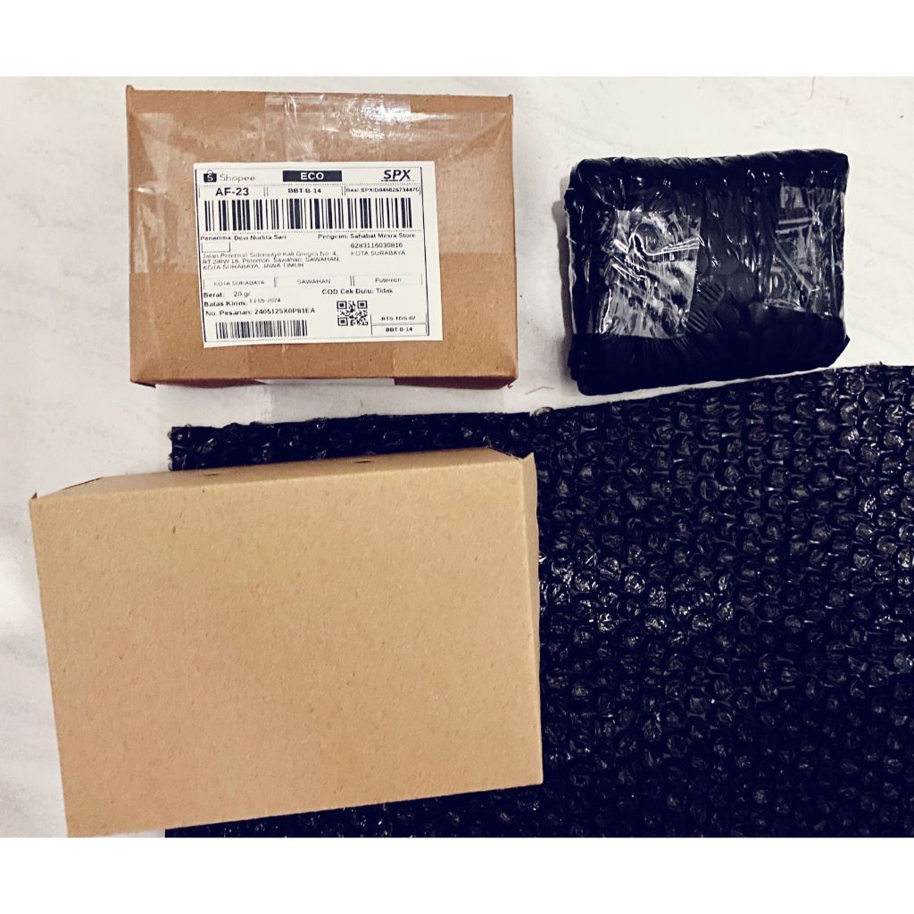 

BUBLE TAMBAHAN PACKING DAN KARDUS TIAP SATU RESI