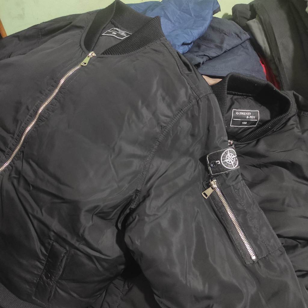 Combo G-Twenty K-tex Bomber Jacket (2pcs)   Size : L