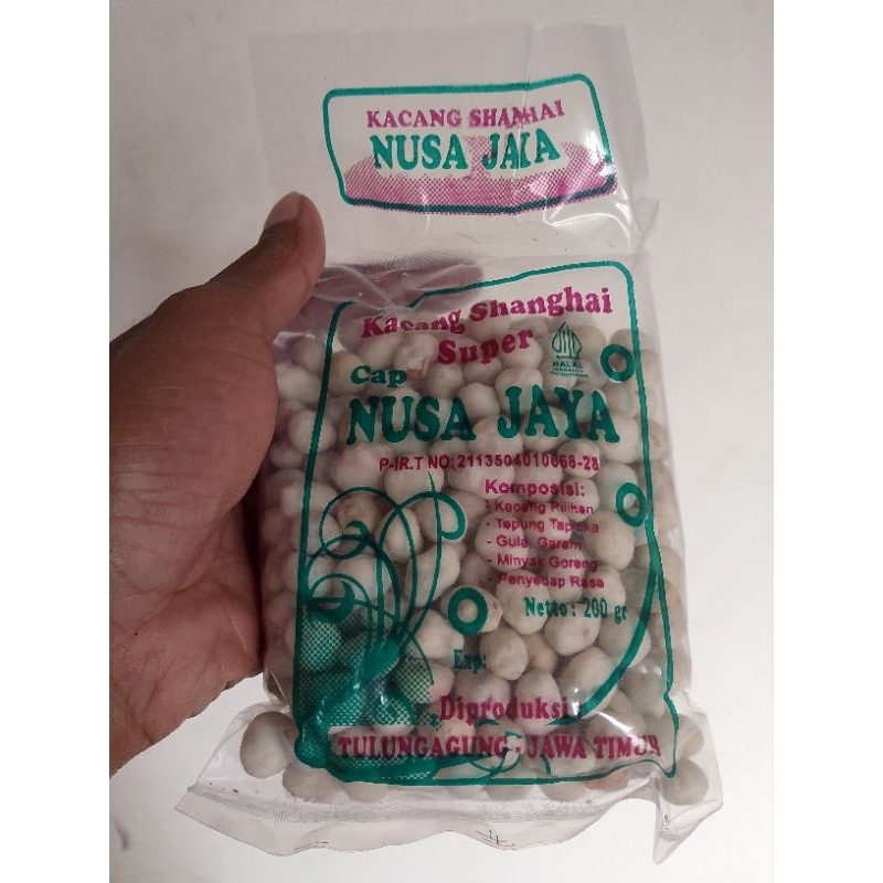 

⭐⭐⭐⭐⭐Kacang Atom Shanghai Super Cap NUSA JAYA 200 gram