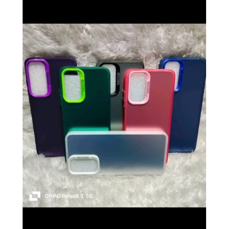case hybrid IMD hologram macaron oppo a16/a16k