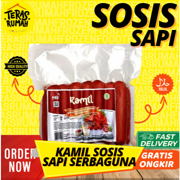 

KAMIL - SOSIS SAPI MERAH SERBAGUNA 15px/450gr