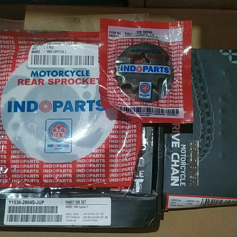 GERSET / GER 1 SET YAMAHA JUPITER Z Y1536-2804S-JUP INDOPARTS