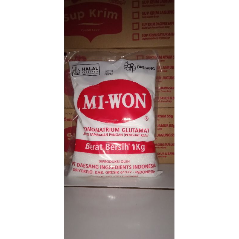 

Miwon Penguat Rasa /Penyedap Rasa Miwon / MSG /Mecin @1kg