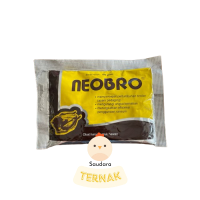 Neobro 100 gram Vitamin Suplemen Penggemuk Ayam Broiler Medion