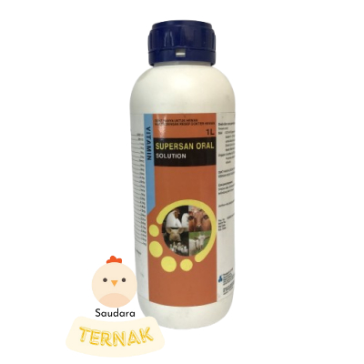 Supersan Oral 1 liter Multivitamin Asam Amino Dosis Tinggi untuk Hewan Ayam Sapi Bebek Kambing Babi