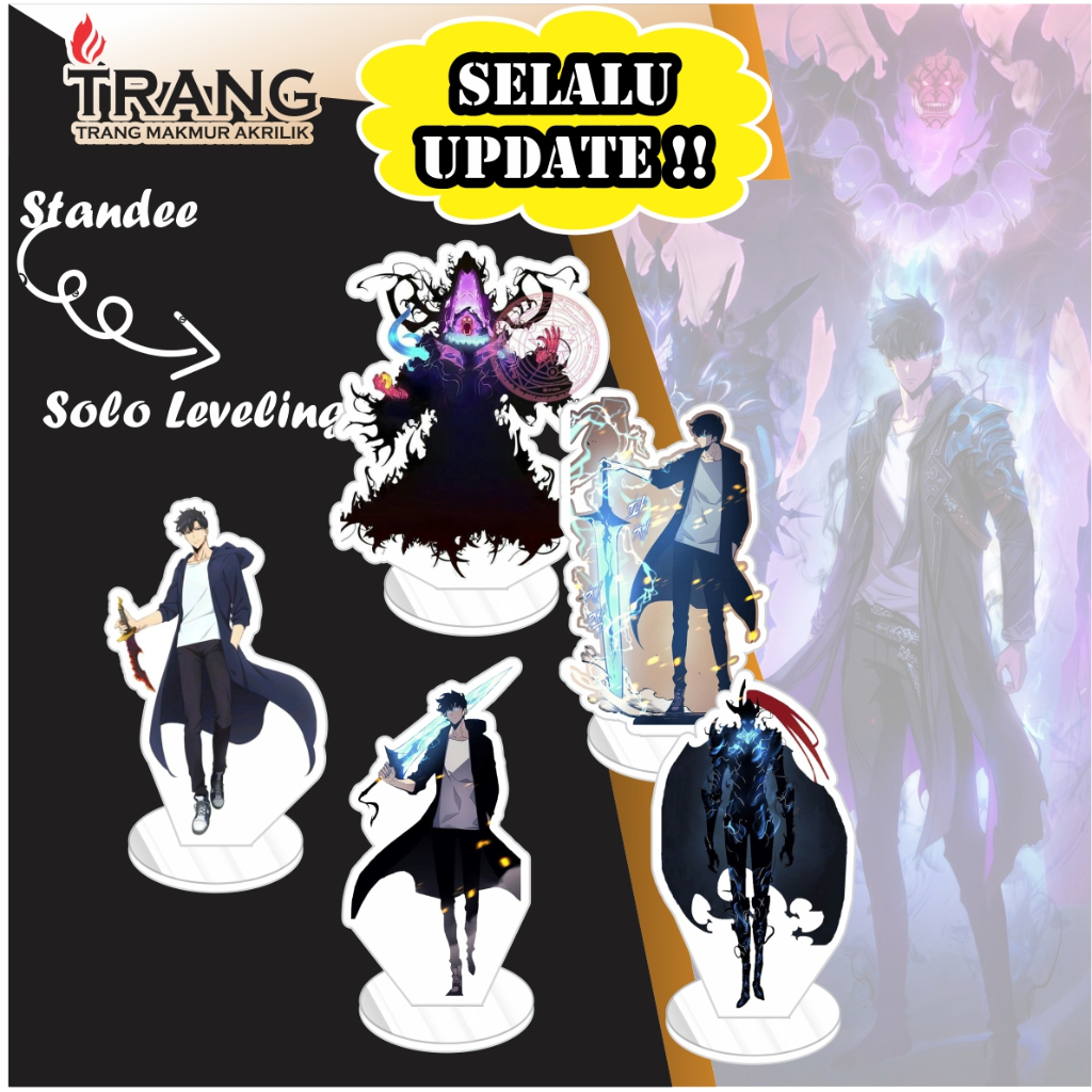 Standee Figure Akrilik Solo Leveling / Standing Action figure Acrylic Solo Leveling