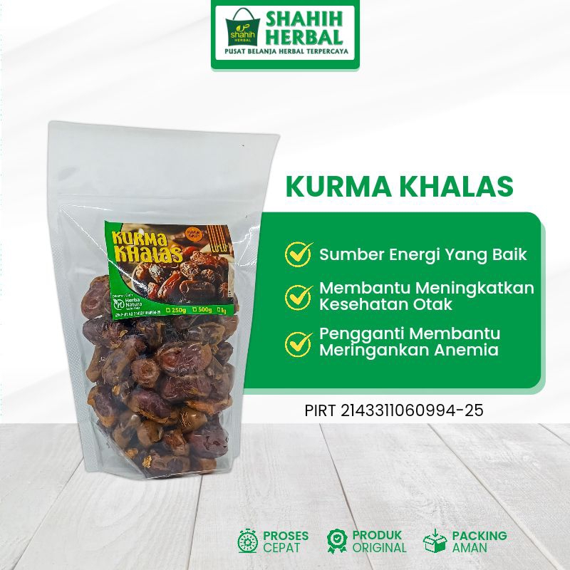 

KURMA KHALAS KEMASAN 1KG,500G RASANYA ENAK LEGIT MANTAP