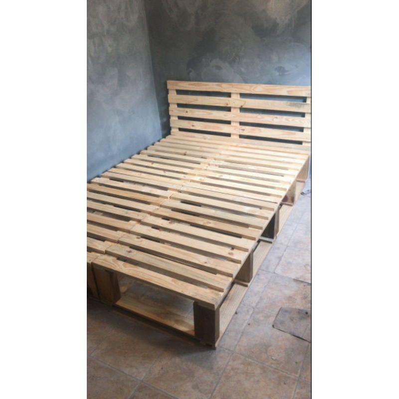 dipan pallet kayu jati asli single bad 100*200 kuat dan awet