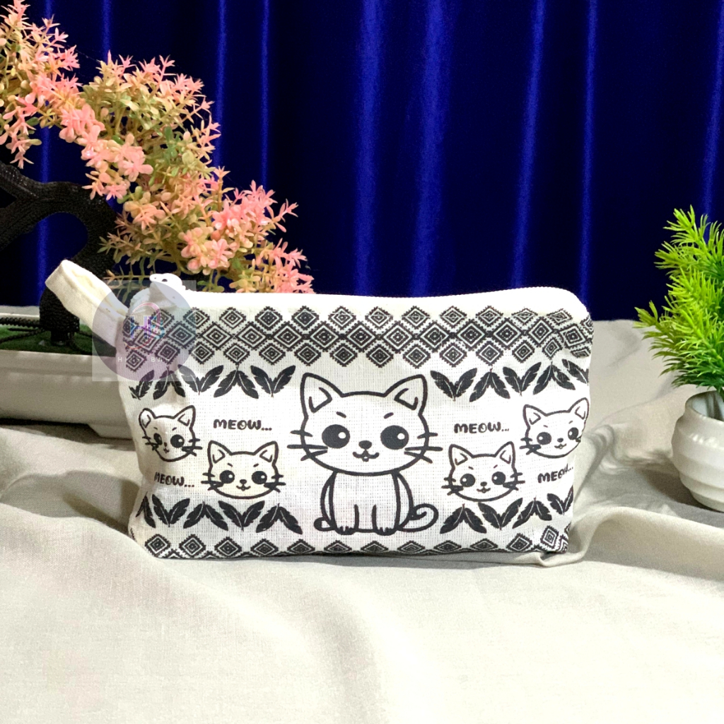 POUCH MAKE UP LUCU/SOUVENIR PERNIKAHAN DOMPET/DOMPET POUCH SOUVENIR MOTIF/DOMPET MOTIF MAKE UP BELAC