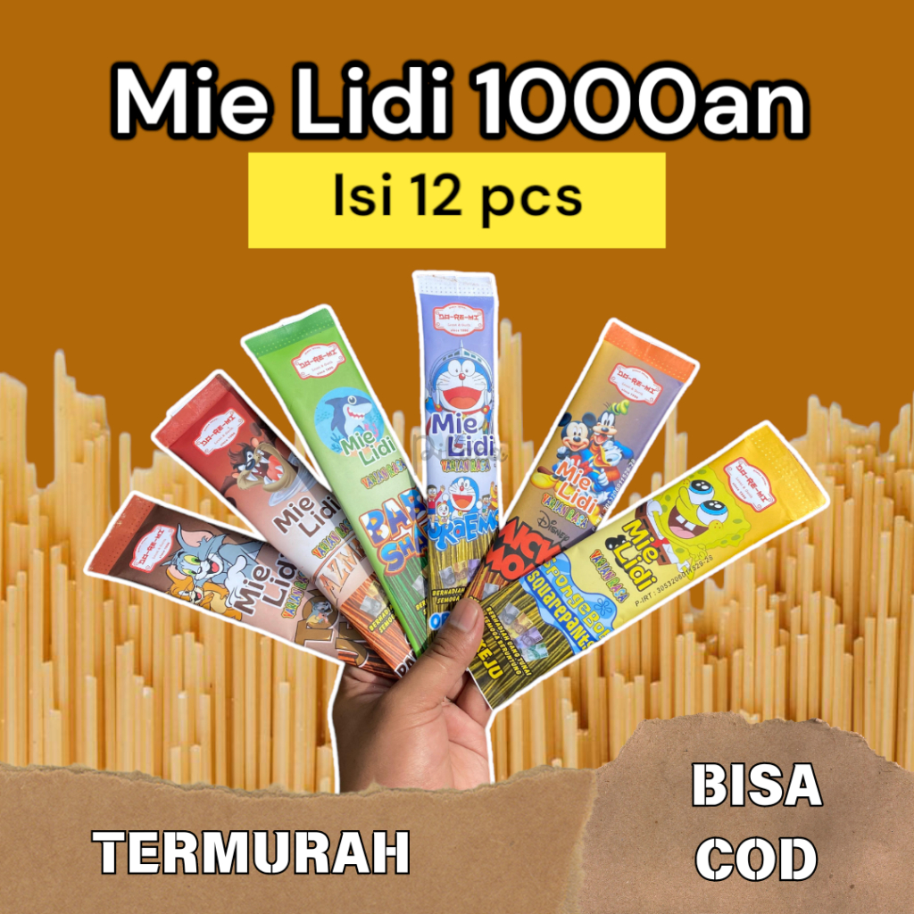 

MIE LIDI KARAKTER VIRAL ANEKA RASA ISI 12 PCS