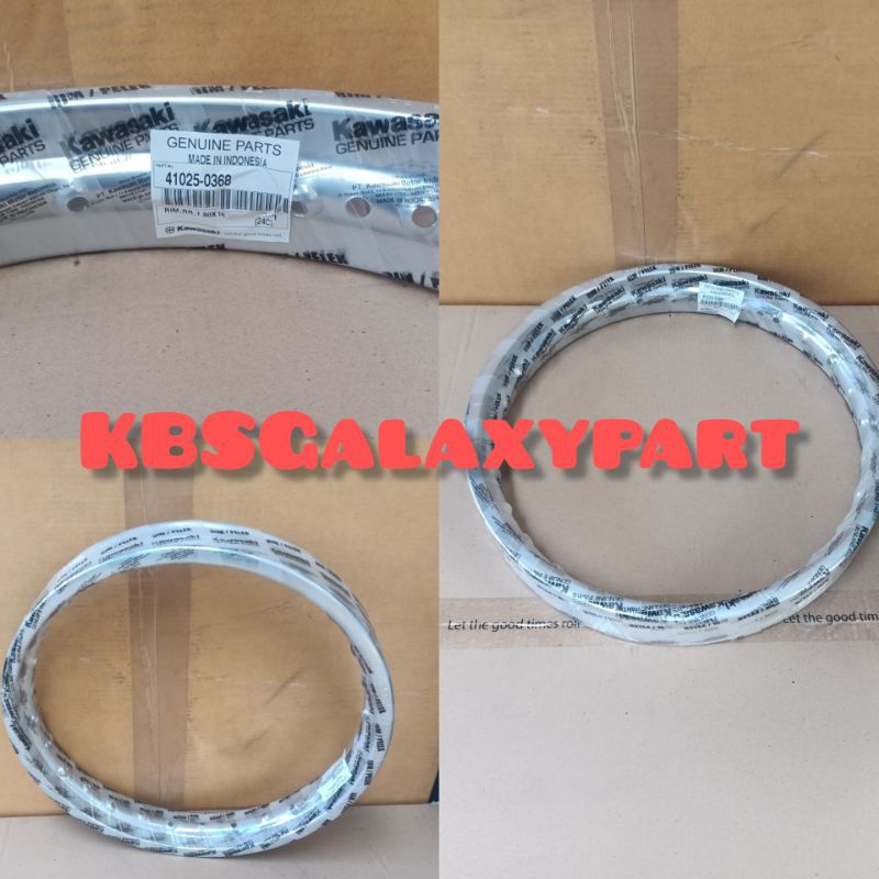 VELG PELEK RODA BELAKANG RING 16 KAWASAKI KLX150 KLX 150 ORIGINAL