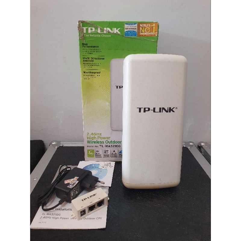Router Outdoor TP LINK TL-WA5210G Bekas Normal Segel