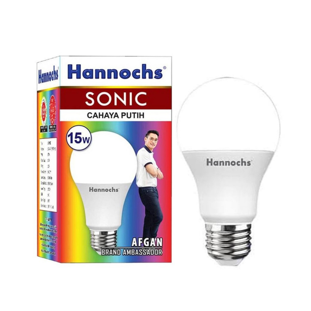 Bola Lampu Led Hannochs Sonic 15 Watt Bohlam Hannochs Led Sonic 15 W