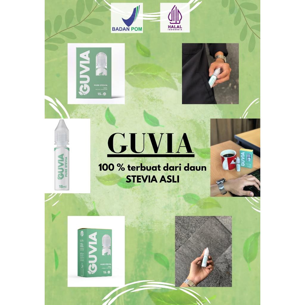 

GUVIA [GULA STEVIA] 100% terbuat dari daun STEVIA