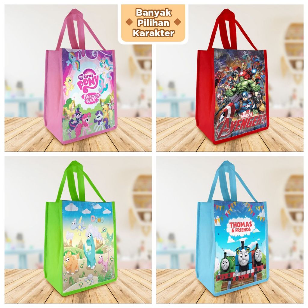 

TAS ULTAH TERLARIS / TAS ULANG TAHUN / TAS READY STOK 50gsm TIPIS POTRAIT