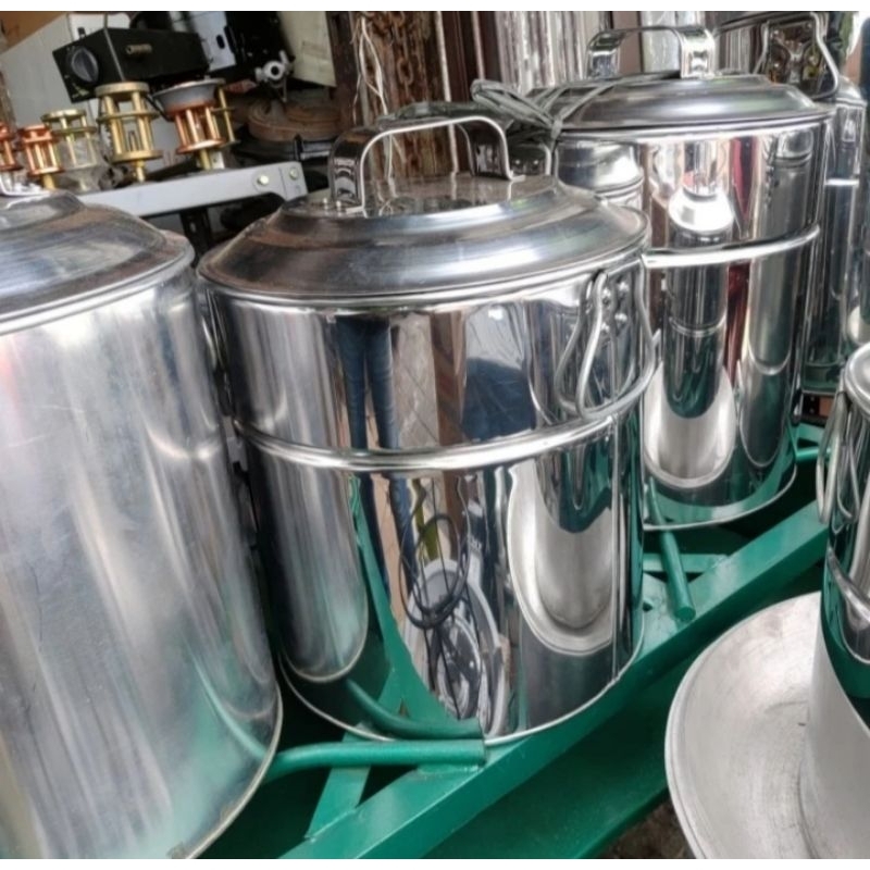 PROMO Dandang Mie Ayam  Stainless  tebal anti karat 35 CM