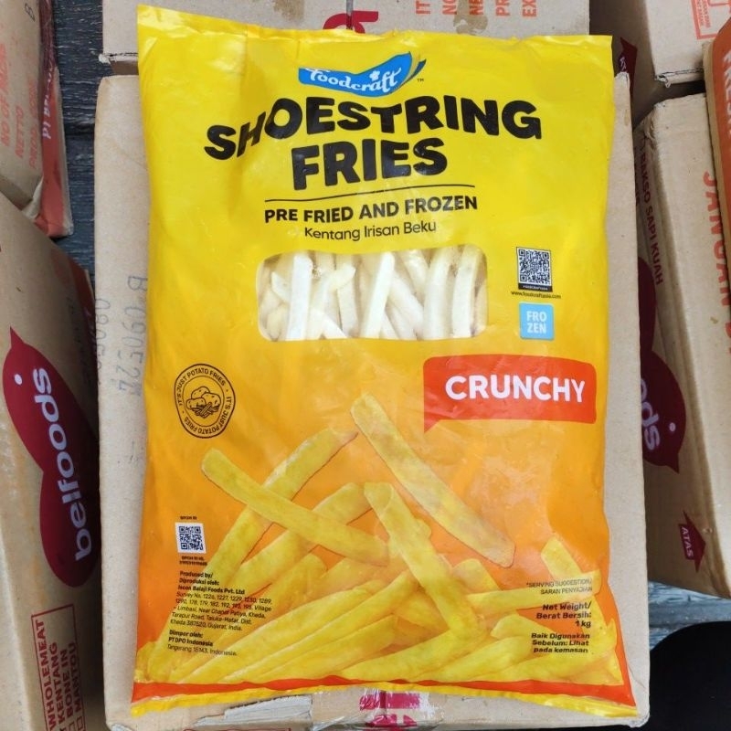 

Kentang SHOESTRING FRIES | KENTANG 1 KG | KENTANG FOODCRAFT