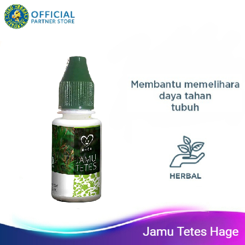Jamu Herbal Tetes Hage Obat Diabetes Asam Urat Tetes Hage Kemasan 15ml