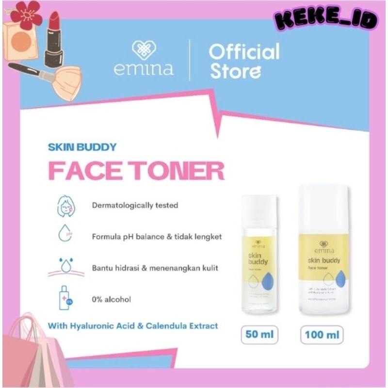 EMINA SKIN BUDDY FACE TONER / FACE TONER / TONER / EMINA TONER