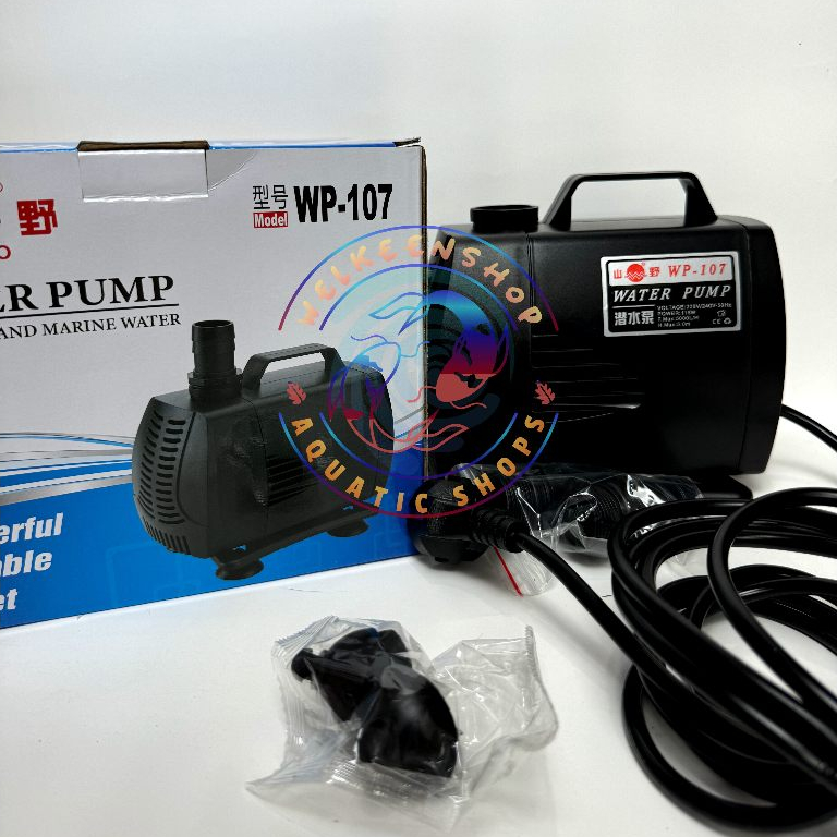Yamano Wp 107 Mesin Pompa Kolam Pompa Aquarium Pompa Celup Hidroponik NAIK 4,5 METER