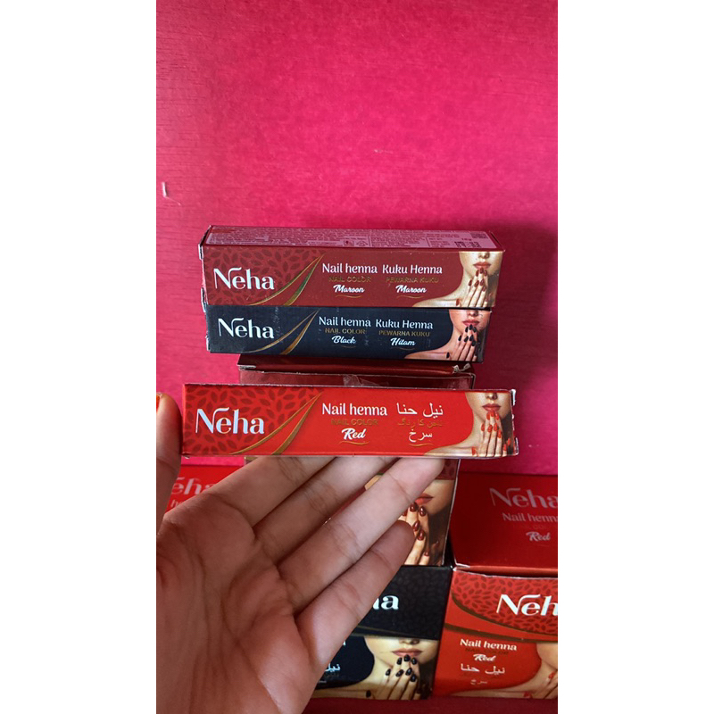 Neha pacar kuku pacar odol pacar kuku henna kuku Hena nail art