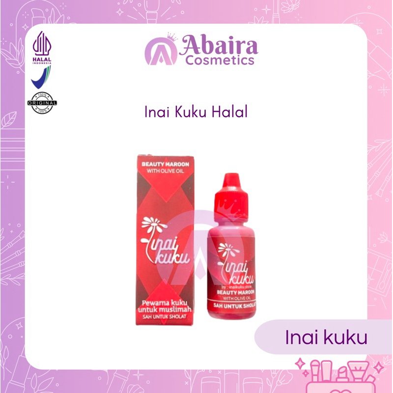 Inai Kuku Muslimah Halal Sah dibawa Shalat Henna Kuku Pewarna Kuku