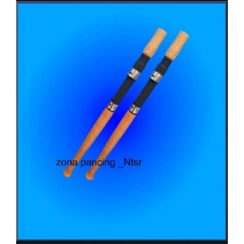 Gagang Joran Kayu Reel Seat Dps Mahkota Kayu || Gagang Joran Custom