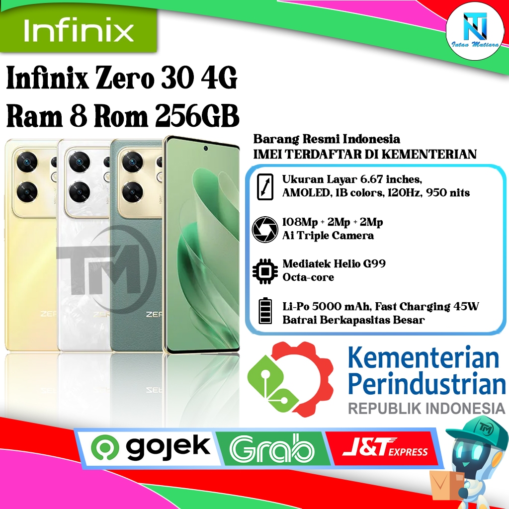 Infinix Zero 30 4G Ram 8/256GB | Zero 30 5G Ram 12/256GB