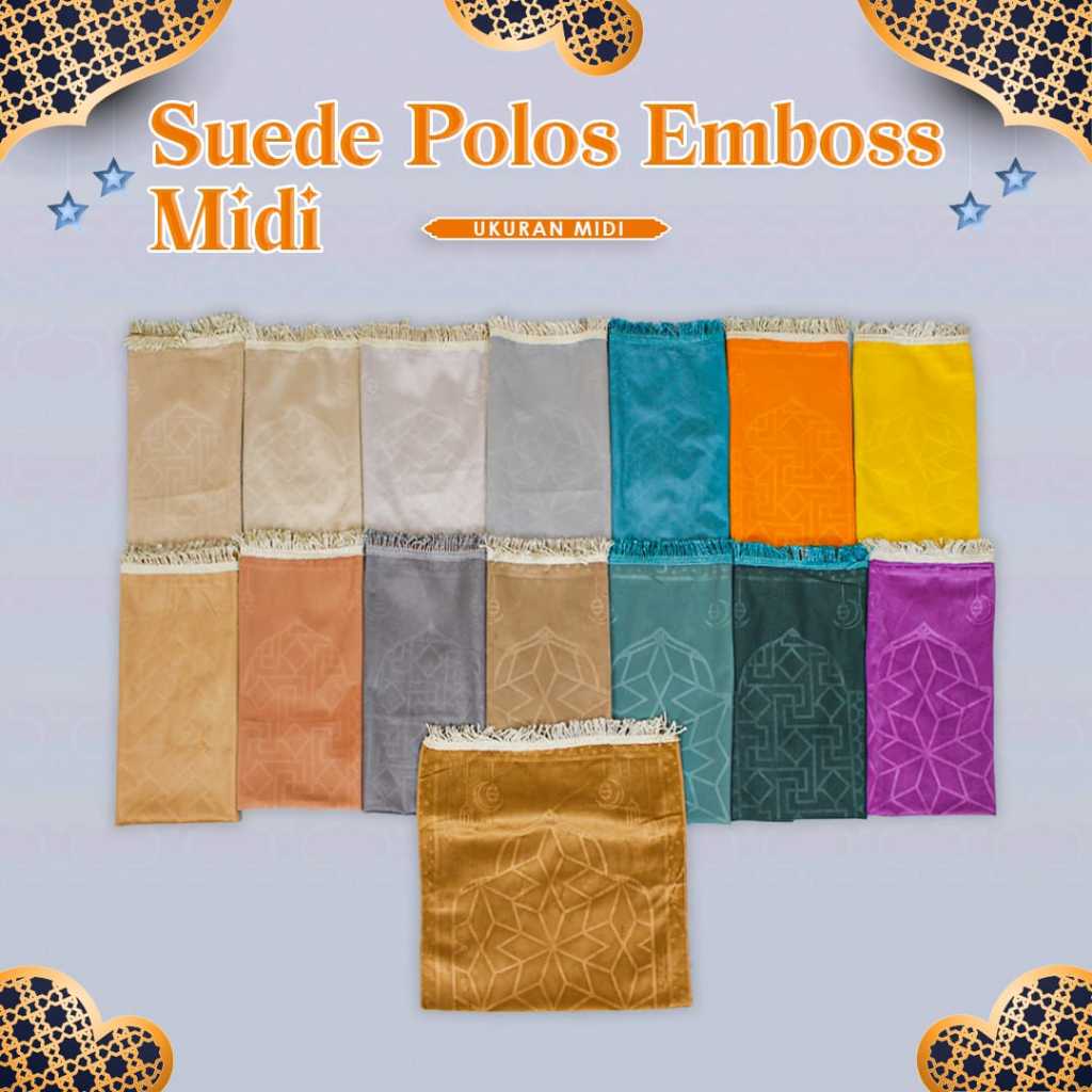 Sajadah Suede Arbain Polos Sajadah Suede Premium