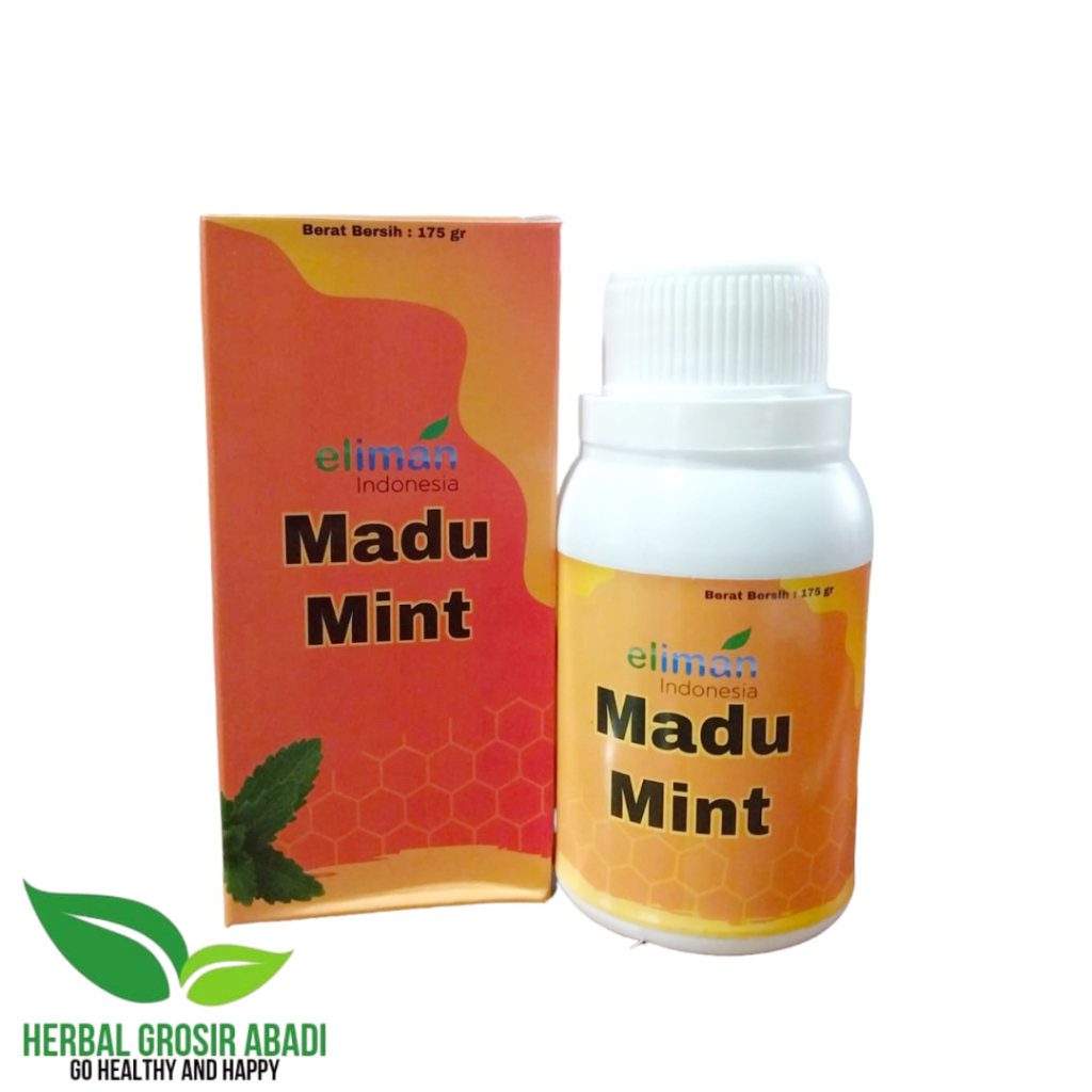 Madu Mint Eliman | Madu Batuk Dewasa | Madu Batuk Mint 175 gr