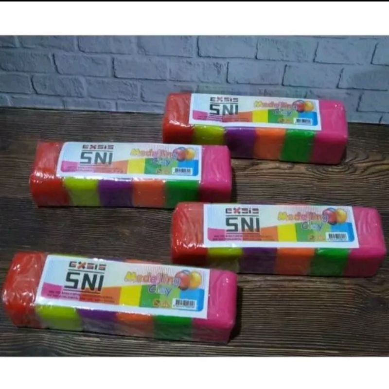 Mainan anak edukasi plastisin SNI /malam warna warni/lilin mainan