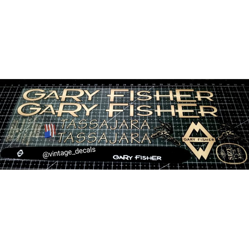 decals replacement Gary Fisher tassajara