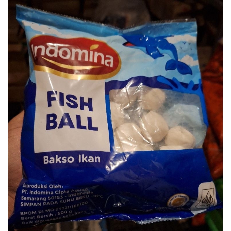 

indomina bola ikan 500gram