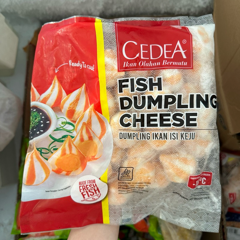 

Cedea Dumpling Ikan isi Keju