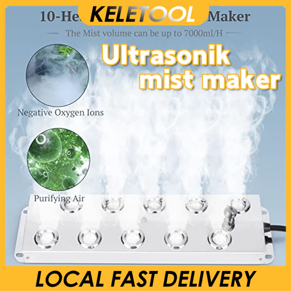 Ultrasonik Kepala Pelembap Rumah Kaca Pembuat Kabut Pelat Atomisasi Ultrasonik Ist Maker Ultrasonik 