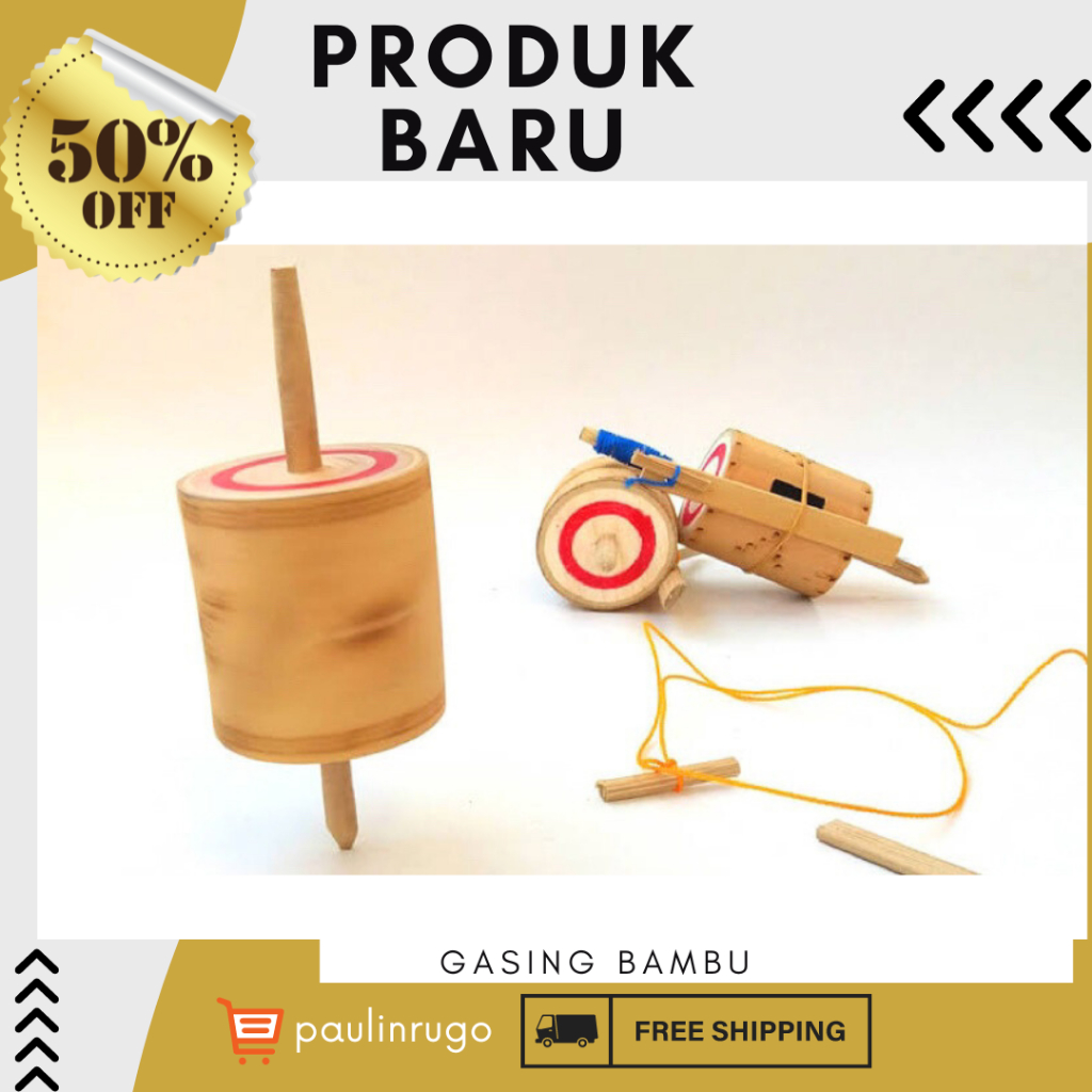 GASING BAMBU SEDANG||mainan tradisional, mainan , gangsing bambu bisa bunyi