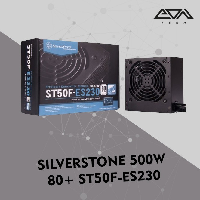 Silverstone 500W 80+ Power Supply | PSU 500Watt 80Plus - ST50F-ES230