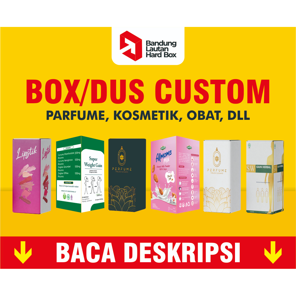 

DUS BOX PARFUME KOSMETIK OBAT JAMU CUSTOM