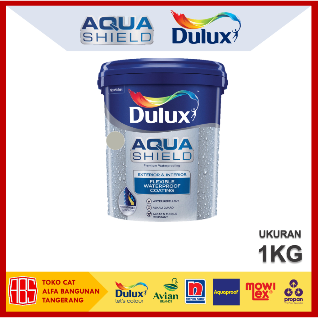 Cat Dulux Aquashield Waterproof 1KG - Cat Pelapis Anti Bocor