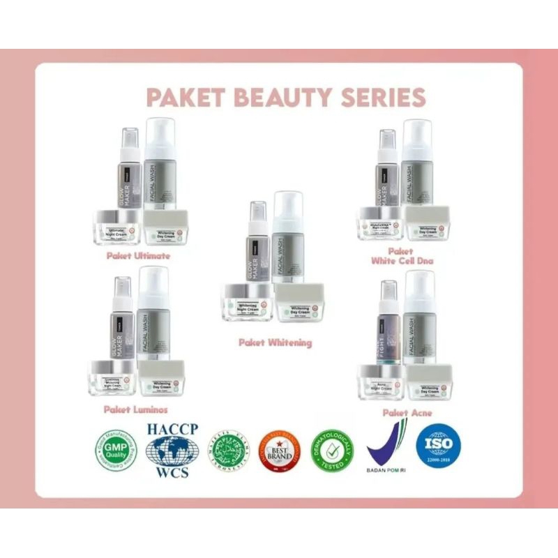 Ms Glow Paket dan Serum Ms Glow