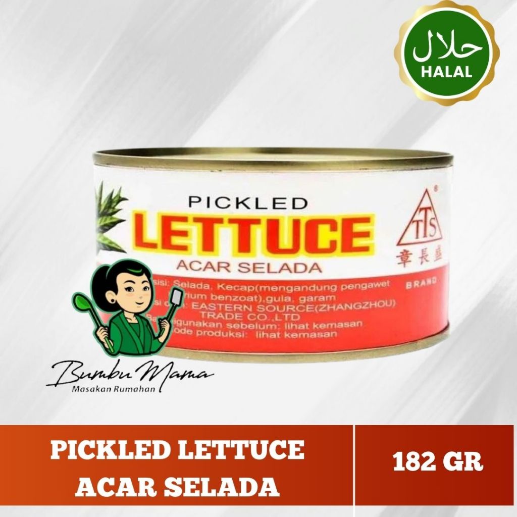 

TTS Pickled Lettuce / Acar Selada Kemasan Kaleng 182gr